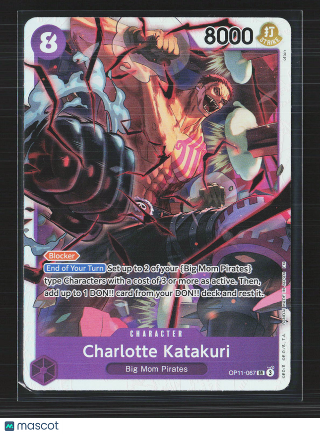 2024 Bandai One Piece Card Game OP-11 Charlotte Katakuri OP11-067