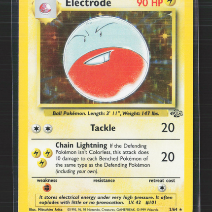 Pokemon 1999 Jungle Electrode #2/64