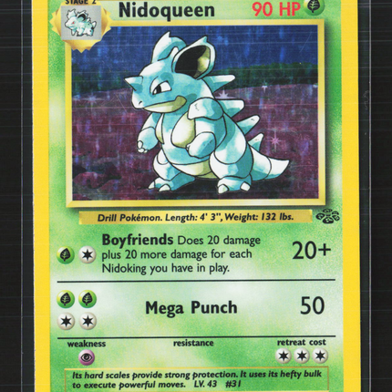Pokemon 1999 Jungle Nidoqueen #7/64