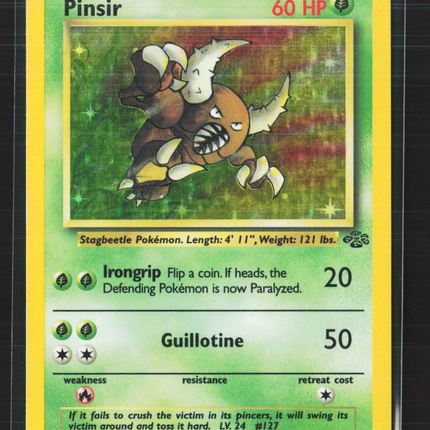 Pokemon 1999 Jungle Pinsir #9/64