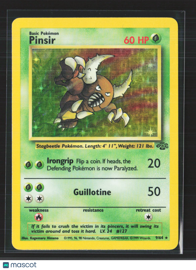 Pokemon 1999 Jungle Pinsir #9/64