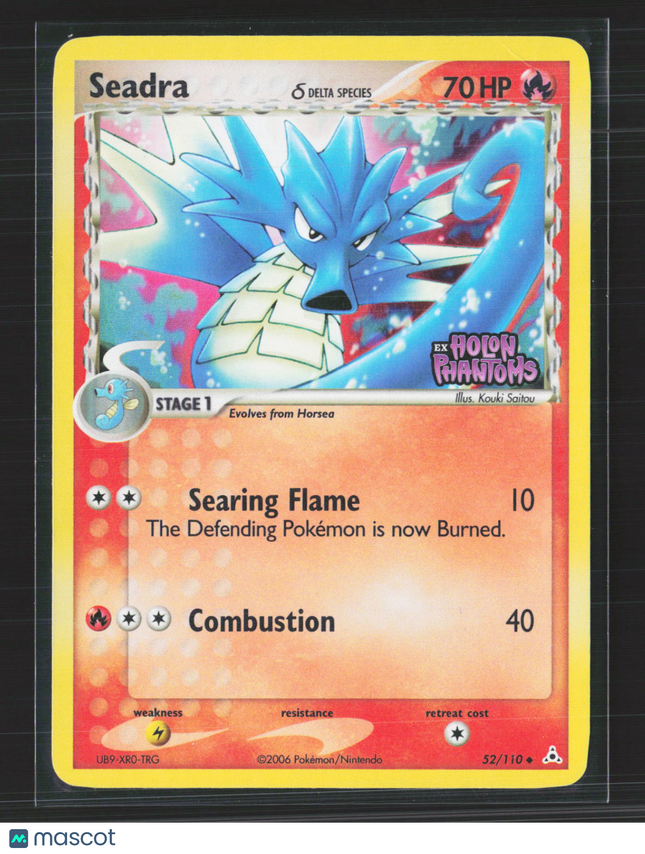 Pokemon 2008 EX Holon Phantoms Seadra #52/110