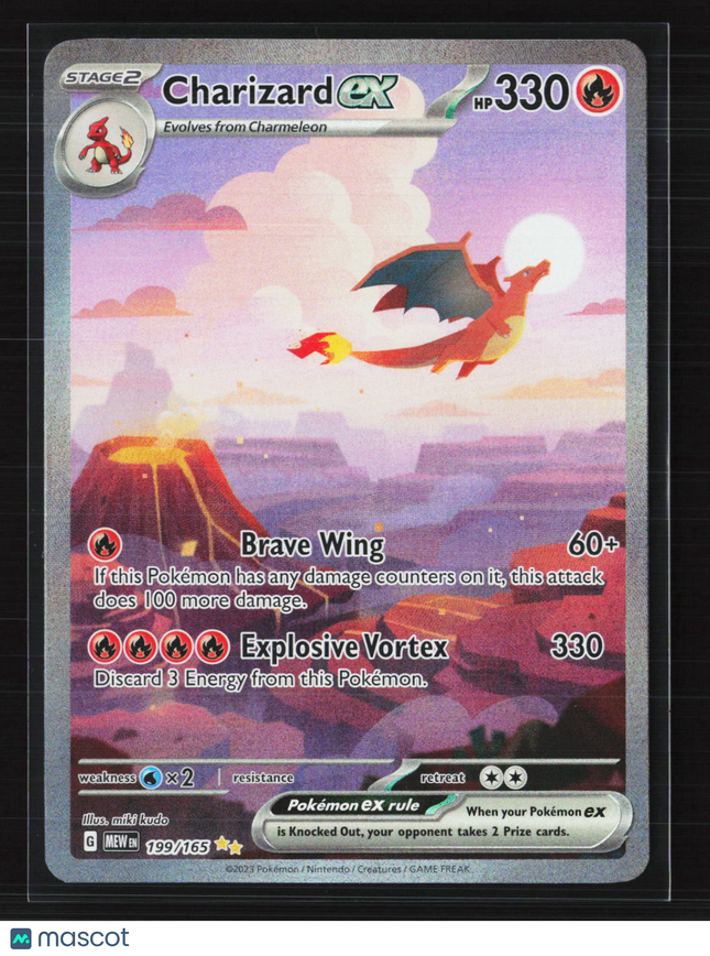 Pokemon 2023 Scarlet & Violet 151 Charizard EX SAR #199/165