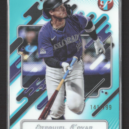 2025 Topps Pristine Ezequiel Tovar #131 Teal /199