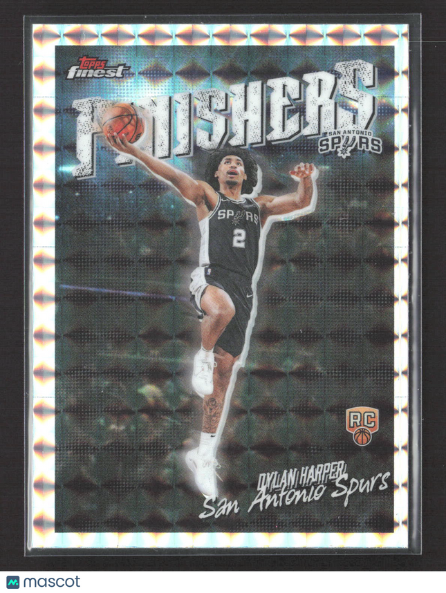 2026 Topps Finest Finishers Dylan Harper #FI-9 RC Geometric