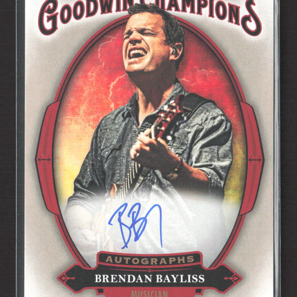 2020 Upper Deck Goodwin Champions Brendan Bayliss Autograph #A-BR