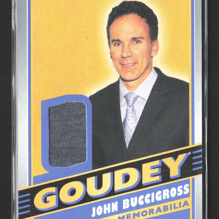 2020 Upper Deck Goodwin Champions Goudey John Buccigross #GM-JB Memorabilia