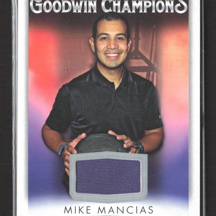 2021 Upper Deck Goodwin Champions Mike Mancias #M-MM Memorabilia