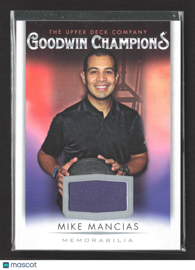 2021 Upper Deck Goodwin Champions Mike Mancias #M-MM Memorabilia