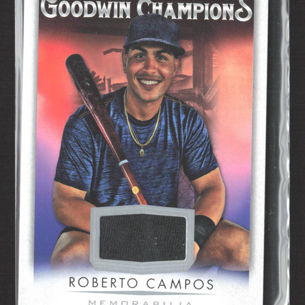 2021 Upper Deck Goodwin Champions Roberto Campos #M-RC Memorabilia