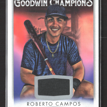 2021 Upper Deck Goodwin Champions Roberto Campos #M-RC Memorabilia