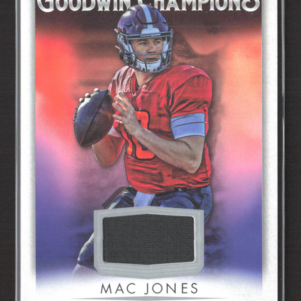 2021 Upper Deck Goodwin Champions Mac Jones #M-JO Memorabilia