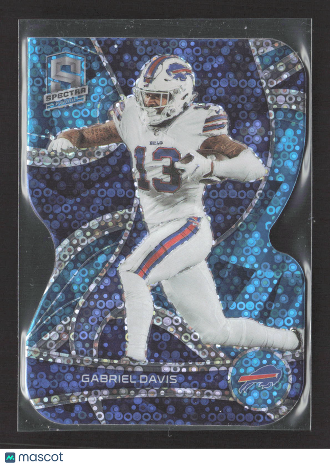 2022 Panini Spectra Prizm Gabriel Davis #13 Blue Die-Cut 35/50