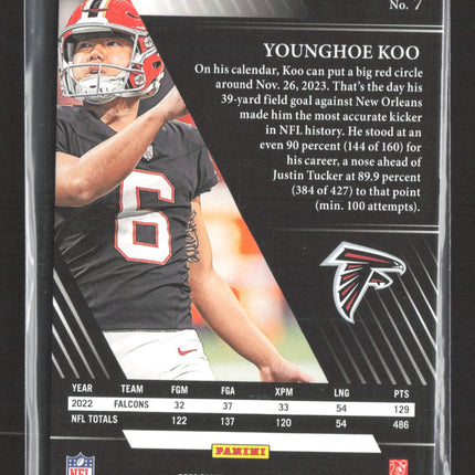 2024 Panini Limited Football Younghoe Koo #7 112/150