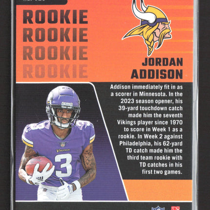 2023 Panini Zenith Jordan Addison #157 RC