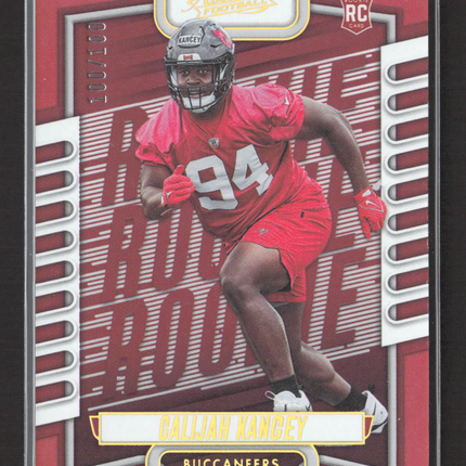 2023 Panini Absolute Football Calijah Kancey #155 RC 100/100