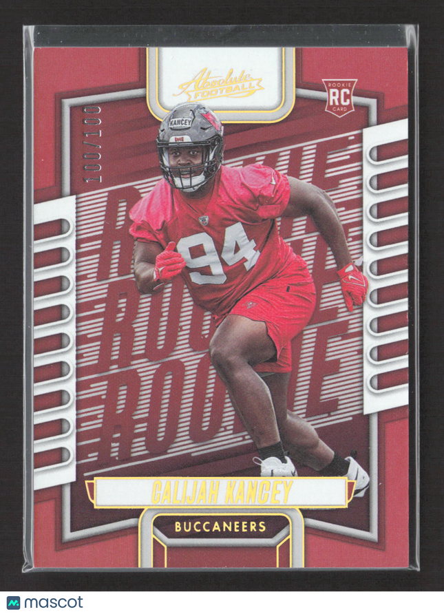 2023 Panini Absolute Football Calijah Kancey #155 RC 100/100