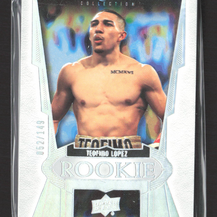 2021 Upper Deck Exquisite Collection Teofimo Lopez #R-LO /149
