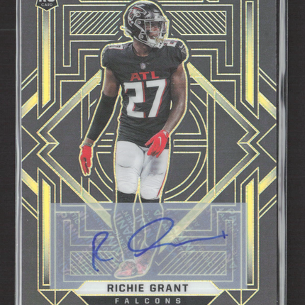 2021 Panini Obsidian Football Richie Grant #178 RC 19/25