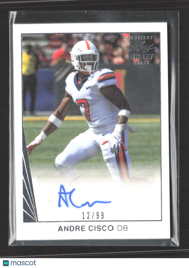 2021 Leaf Ultimate Draft Andre Cisco #BA-AC1 12/99 Auto