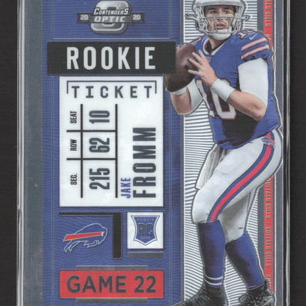 2021 Panini Contenders Optic Jake Fromm #76 RC