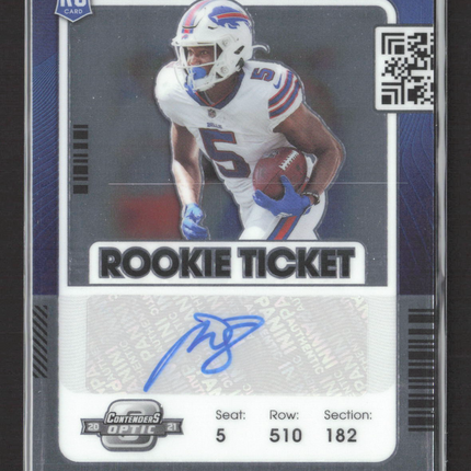 2022 Panini Contenders Optic Football Marquez Stevenson #185 RC Auto