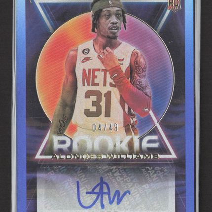 2023 Panini Recon Alondes Williams #RRS-AWL RC 04/49 Auto