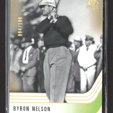 2001 Upper Deck SP Authentic Golf Byron Nelson #30 /100
