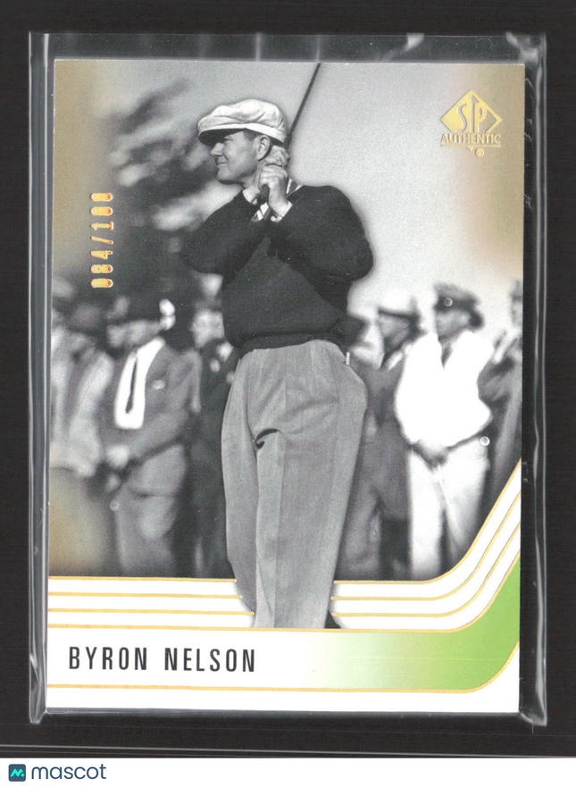 2001 Upper Deck SP Authentic Golf Byron Nelson #30 /100