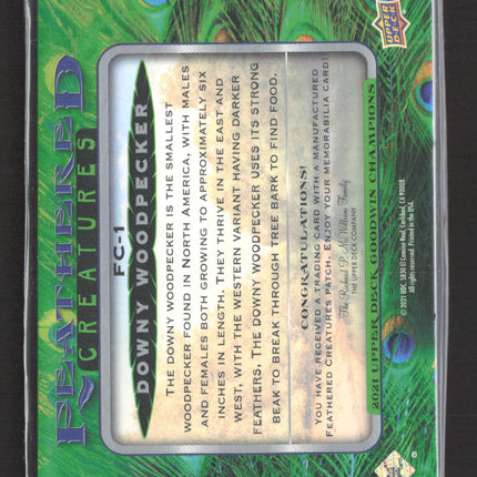 2021 Upper Deck Goodwin Champions Feathered Creatures Manufactured Patch #FC-1