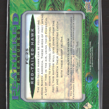 2021 Upper Deck Goodwin Champions Feathered Creatures Manufactured Patch #FC-25