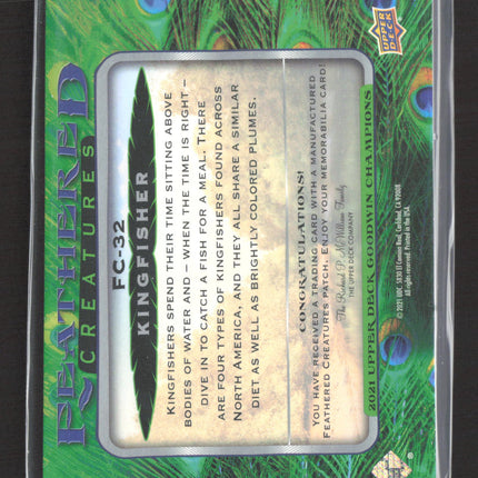 2021 Upper Deck Goodwin Champions Feathered Creatures Manufactured Patch #FC-32