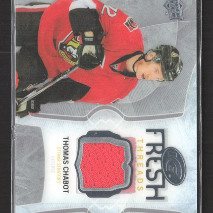 2016 Upper Deck Ice Fresh Threads Thomas Chabot #FT-TC Fresh Threads Jersey