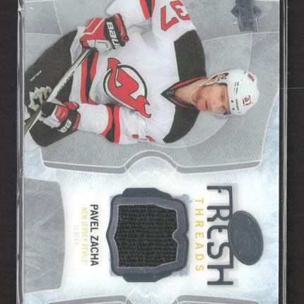 2016 Upper Deck Ice Fresh Threads Pavel Zacha #FT-PZ Memorabilia Jersey