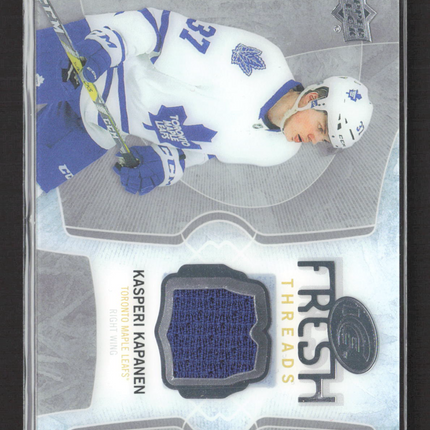 2017 Upper Deck Ice Fresh Threads Kasperi Kapanen #FT-KK Memorabilia Jersey