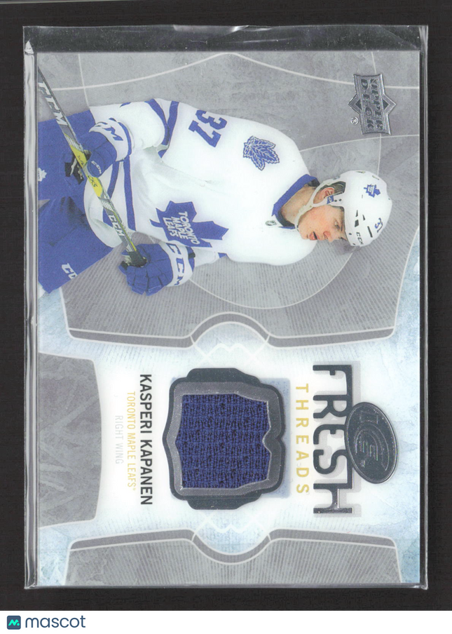 2017 Upper Deck Ice Fresh Threads Kasperi Kapanen #FT-KK Memorabilia Jersey