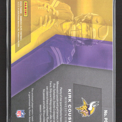 2020 Panini Donruss Elite Primary Colors Kirk Cousins #PC-KC Jersey