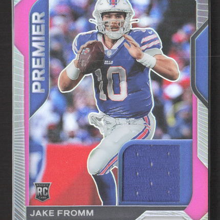2020 Panini Prizm Football Jake Fromm #21 Pink RC Jersey