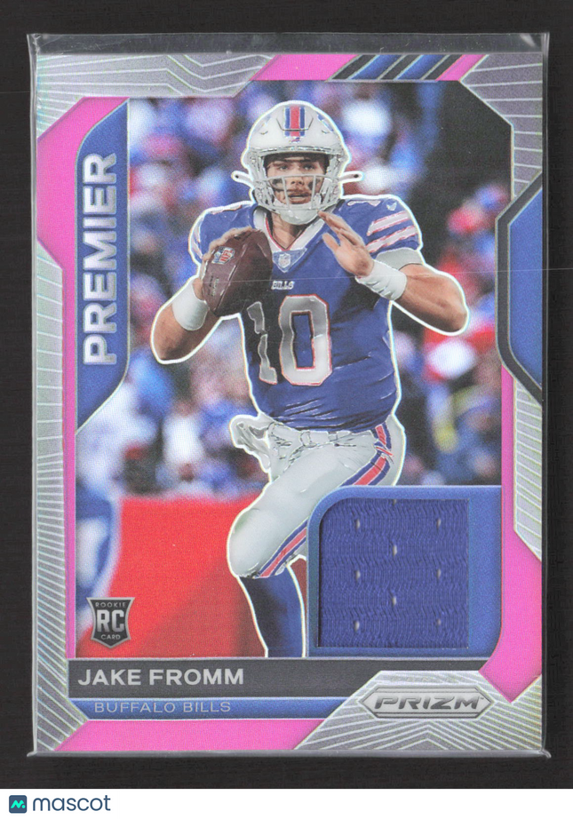 2020 Panini Prizm Football Jake Fromm #21 Pink RC Jersey