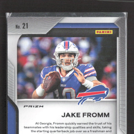2020 Panini Prizm Football Jake Fromm #21 Pink RC Jersey