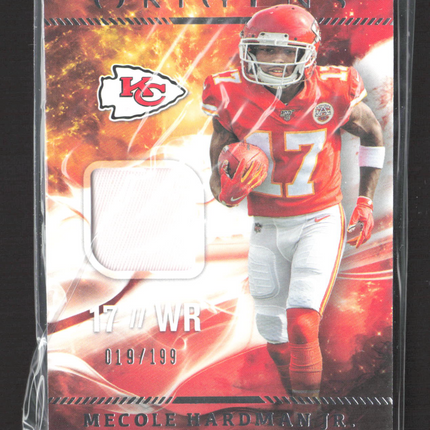 2019 Panini Origins Mecole Hardman Jr. #RP-22 Jersey 019/199
