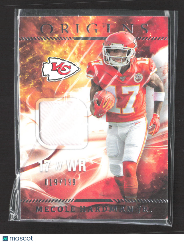 2019 Panini Origins Mecole Hardman Jr. #RP-22 Jersey 019/199