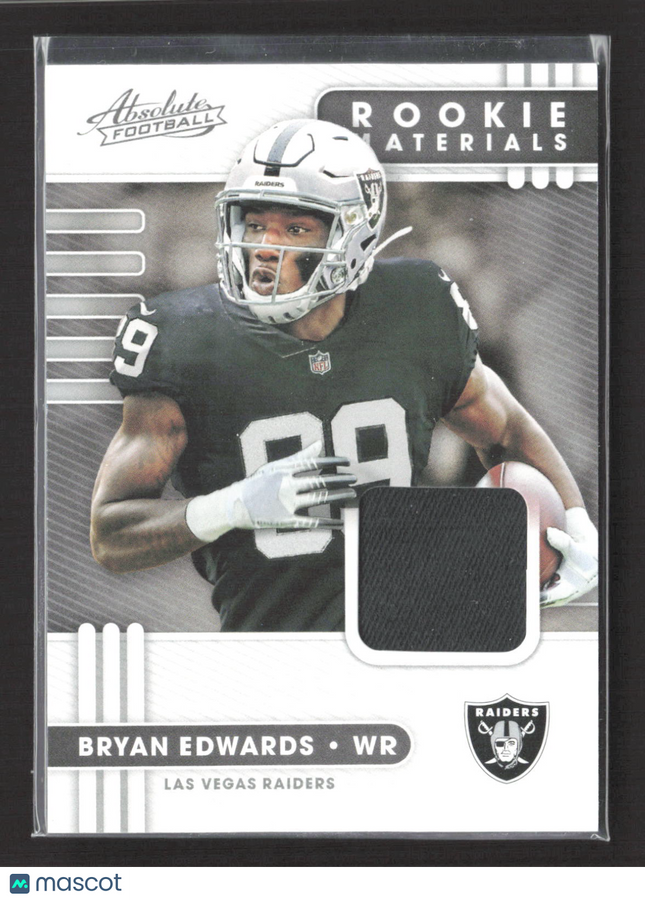 2020 Panini Absolute Football Rookie Materials Bryan Edwards #29 Jersey