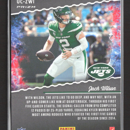 2022 Panini Contenders Optic Prizm Zach Wilson #UC-ZWI RC
