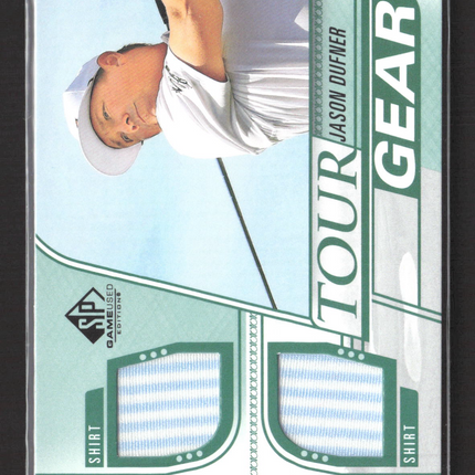 2014 Upper Deck SP Game Used Tour Gear Jason Dufner #TG-JD Dual Shirt Relic