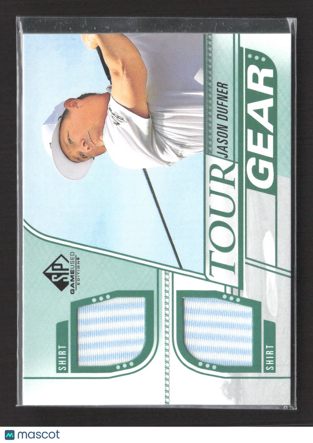 2014 Upper Deck SP Game Used Tour Gear Jason Dufner #TG-JD Dual Shirt Relic