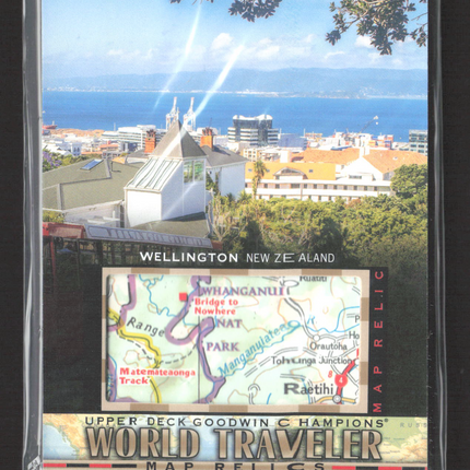 2021 Upper Deck Goodwin Champions World Traveler Map Relics Map Relic #WT-324