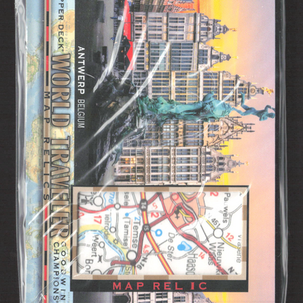 2021 Upper Deck Goodwin Champions World Traveler Map Relics Map Relic #WT-257