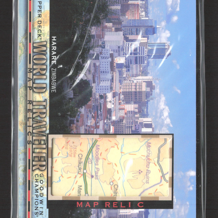 2021 Upper Deck Goodwin Champions World Traveler Map Relics Map Relic #WT-277
