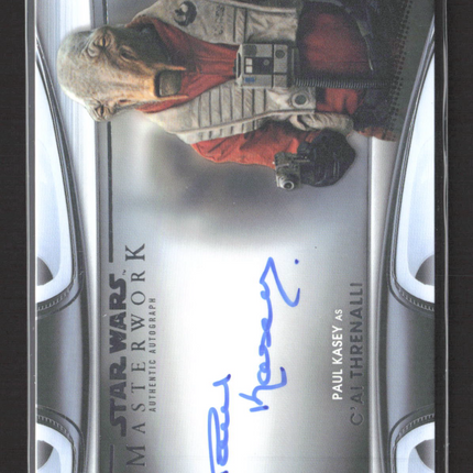 2018 Topps Star Wars Masterwork Paul Kasey As C'ai Threnalli Auto #MWA-PK